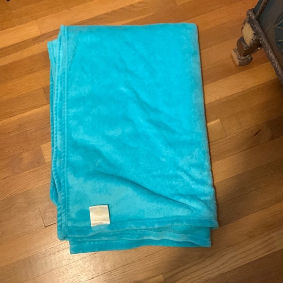 Turquoise Kate spade decorative throw blanket twin